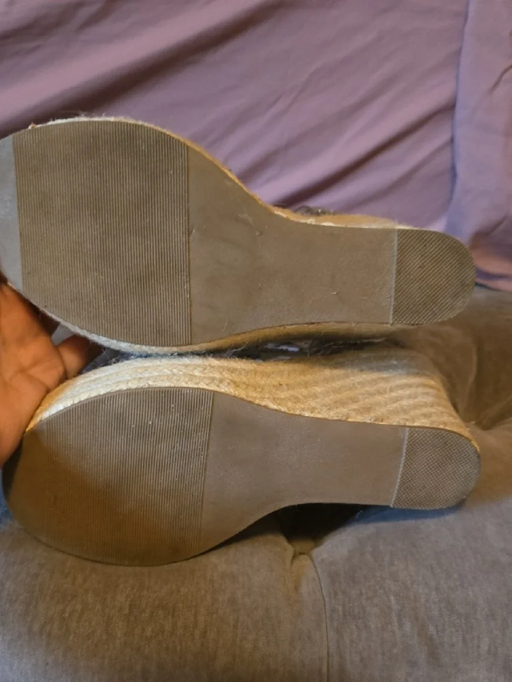 Torrid Clear Rhinestone Espadrille Wedge Sandals - Women